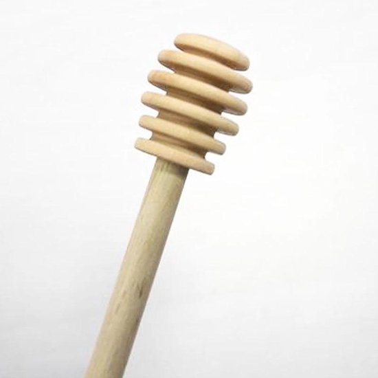 Houten honinglepel | 16 cm | Honingdipper - Merkloos