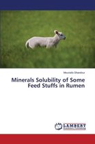 Minerals Solubility of Some Feed Stuffs in Rumen
