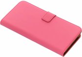 Luxe Softcase Booktype Samsung Galaxy A6 Plus (2018) hoesje - Fuchsia