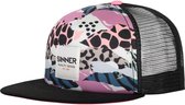 Sinner Animal Camo Unisex Cap - Roze/Zwart - Maat One Size