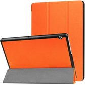 Huawei MediaPad T3 10 Tri-Fold Book Case - Oranje
