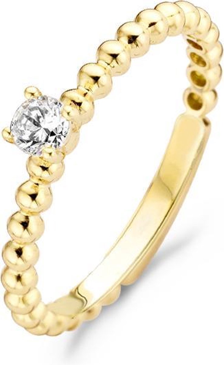 Blush Ring 1111YZI - Geel Goud (14Krt.) met Zirconia