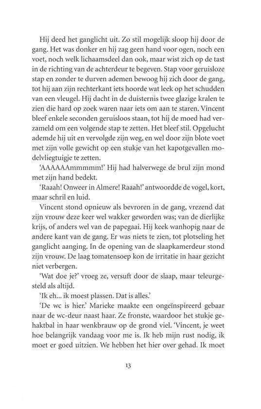 Pagina met tekst.