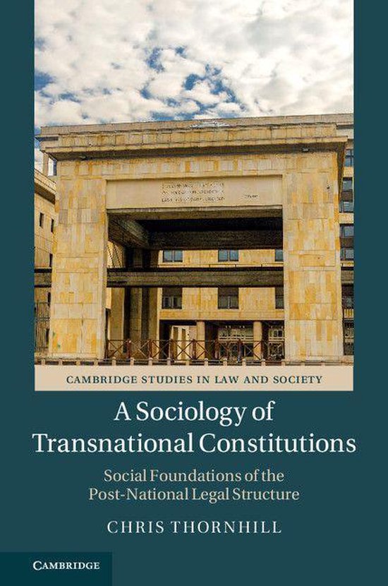 Cambridge Studies in Law and Society - A Sociology of Transn ... - cover