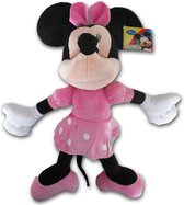 Disney Minnie Mouse pluche knuffel roze 30cm