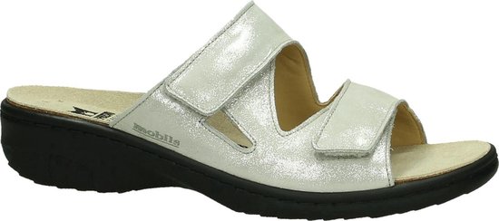 Mobils By Mephisto Geva - Comfort slippers - Dames - Liz 2305 Light Grey -  38 | bol.com
