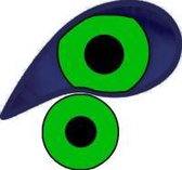 XtremeEyez - UV Eggy Web Green - 1 maand lenzen