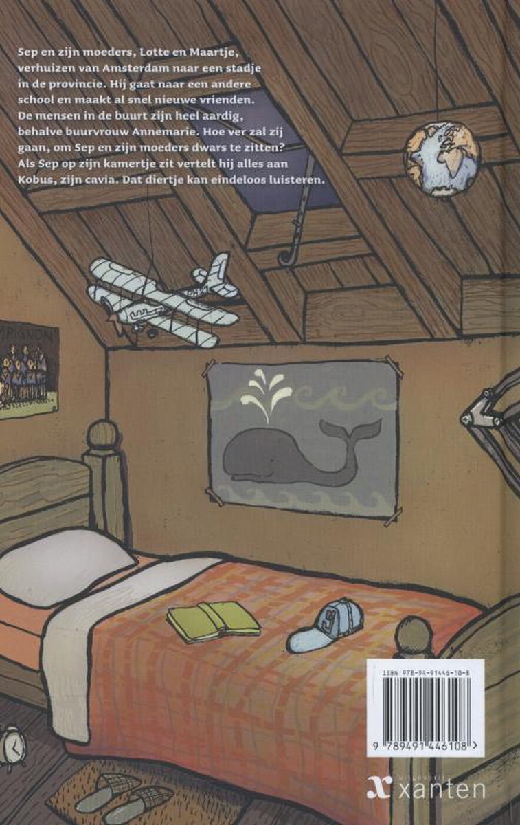 Een cavia en twee moeders - back cover