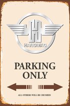 Wandbord - Hanomag Parking Only -20x30cm-