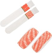 sushi sokken | sokken in de vorm van Sushi | Salmon / Zalm