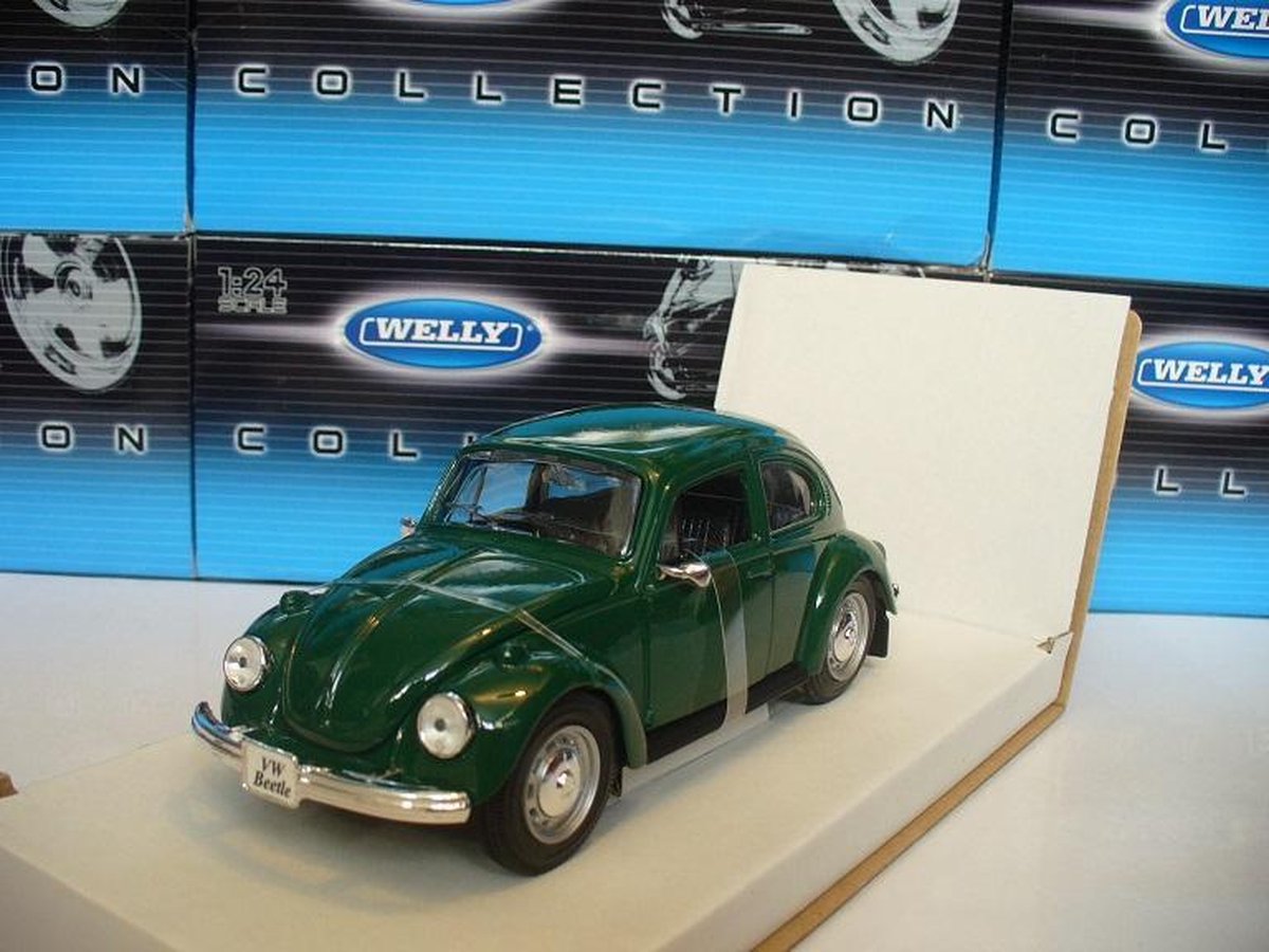Maisto Modelauto Volkswagen Kever - groen - schaal 1:24 - speelgoed auto - schaalmodel — afbeelding 7