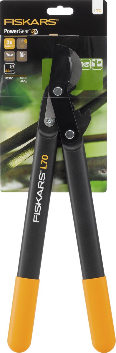 Fiskars Powergear II Takkenschaar Bypass - Snoeischaar Ø 38 mm - Bypass Mes - 45cm - L70 van Fiskars — afbeelding 4
