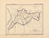 Historische kaart, plattegrond van gemeente Almkerk in Noord Brabant uit 1867 door Kuyper van Kaartcadeau.com