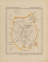 Historische kaart, plattegrond van gemeente Veldhoven in Noord Brabant uit 1867