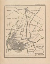 Historische kaart, plattegrond van gemeente Ilpendam in Noord Holland uit 1867 door Kuyper van Kaartcadeau.com