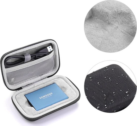 Hard Cover Carry Case Geschikt Voor Samsung T3/T5 Portable SSD Externe  Harde Schijf -... | bol.com