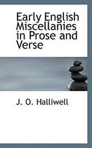 Early English Miscellanies in Prose and Verse