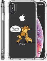 Geschikt voor iPhone Xs Max TPU-siliconen Hoesje Giraffe