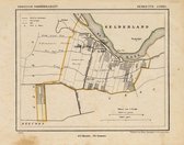 Historische kaart, plattegrond van gemeente Andel in Noord Brabant uit 1867 door Kuyper van Kaartcadeau.com