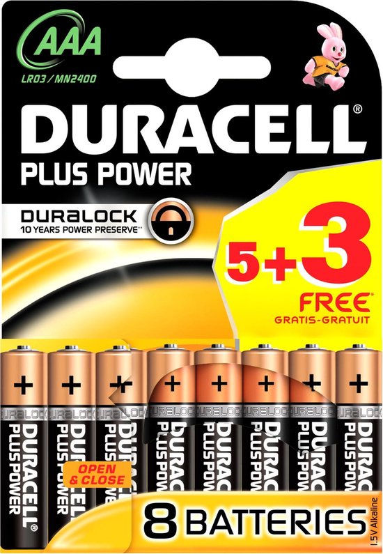 Piles Alcalines Duracell AAAA - Lot De 2, Longue Durée
