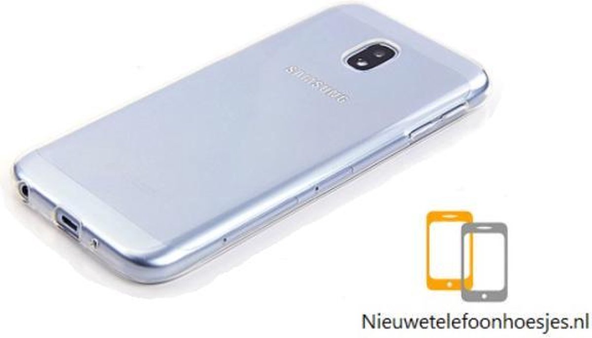 Nieuwetelefoonhoesjes.nl | Samsung Galaxy J3 (2017) Transparant siliconen hoesje