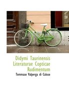 Didymi Taurinensis Literaturae Copticae Rudimentum