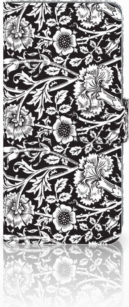 Huawei P30 Pro Hoesje Black Flowers