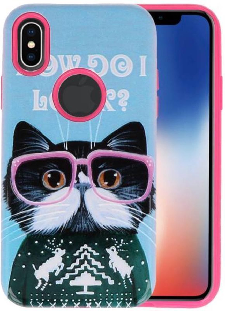 3D Print Hard Case - Hoesje Geschikt voor iPhone X I Look