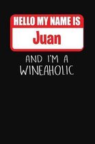 Hello My Name is Juan And I'm A Wineaholic