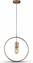Champagne gouden ronde hanglamp