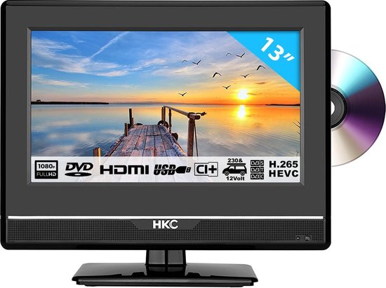 sympathie maak een foto nicht HKC 13M4C - Full HD TV/DVD | bol.com