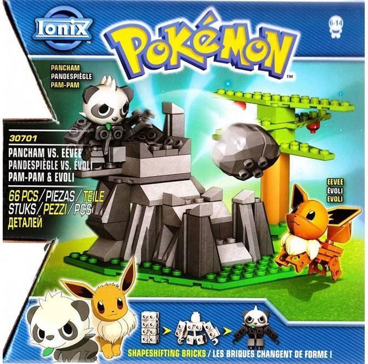 Ionix Basic Playset - Pancham vs EeveeIonix