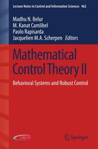 Lecture Notes in Control and Information Sciences 462 - Mathematical Control Theory II