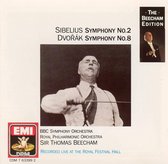 Sibelius: Symphony No. 2; Dvorák: Symphony No. 8