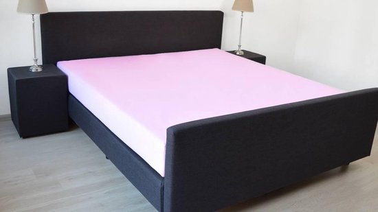 Snoozing - Hoeslaken  - Eenpersoons - 80x220 cm - Percale katoen - Roze