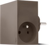 USBEPOWER Hide 5 in 1 usb lader & power hub - taupe