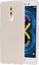 Huawei Honor 6X 2016 TPU back case cover transparant Wit