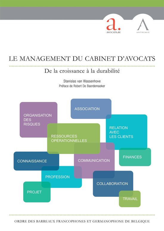 Le management du cabinet d'avocats - cover