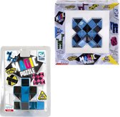 Clown Magic Puzzle 48dlg Blauw + Puzzle 3d 24 Dlg Blauw