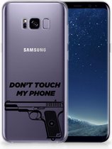 Geschikt voor Samsung Galaxy S8+ TPU siliconen Hoesje Pistol DTMP