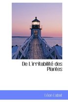 de L'Irritabilit Des Plantes