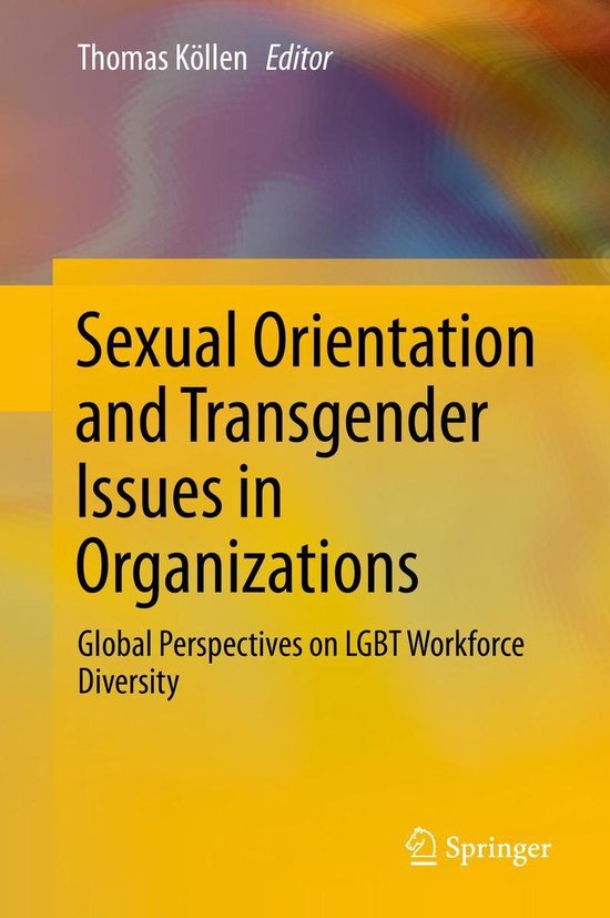 Sexual Orientation and Transgender Issues in Organizations - cover