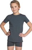 Zoizo t-shirt ronde hals antraciet 92-98
