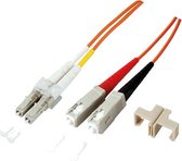 LOGON AL5LCSC20I/3I Glasvezel kabel 20 m OM3 LC SC Oranje