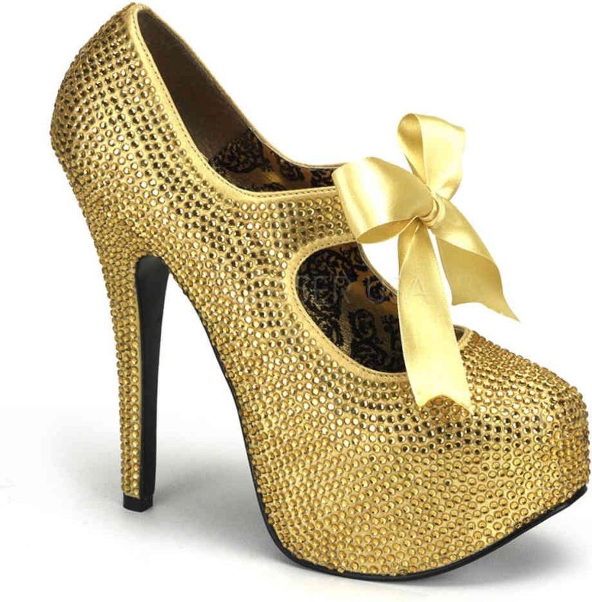 Bordello - TEEZE-04R Pumps - US 8 - 38 Shoes - Goudkleurig