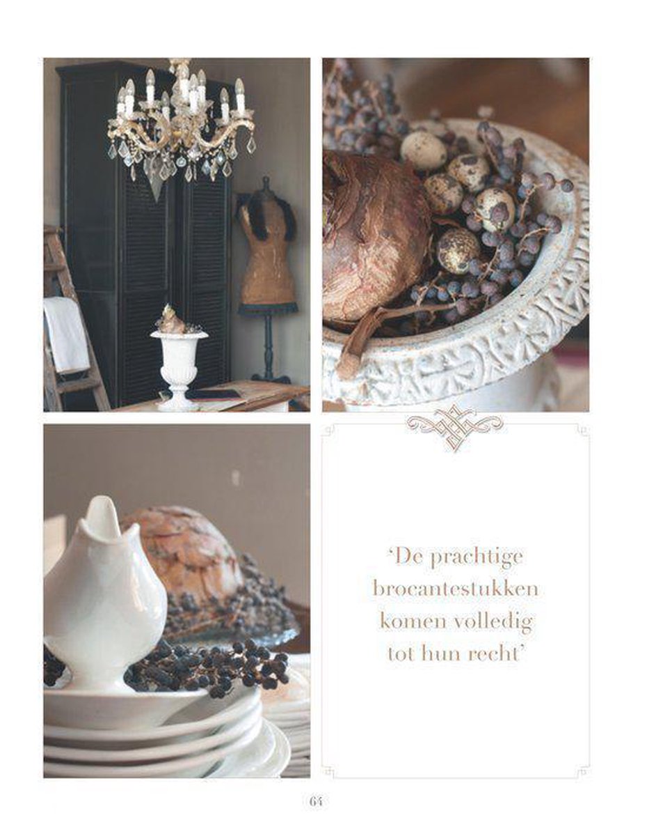 Liefde voor Brocante アンティーク　インテリア　ブック　本 Liefde voor brocante - inspiratieboek interieurs door Margreet