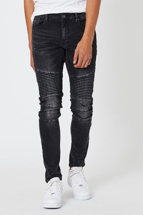 Coolcat Broek Jeans Ymikepad - Denim Black - 30/32 | bol.com