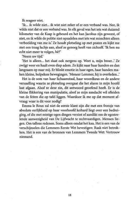 Pagina 18 van een boek met tekst.