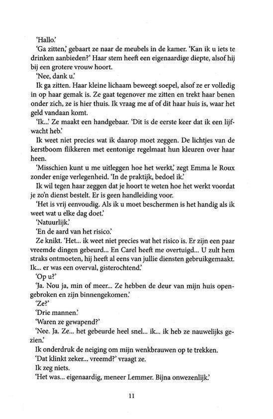 Pagina 11 van een boek met tekst.