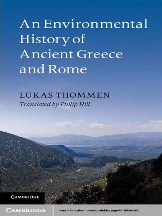 An Environmental History of Ancient Greece and Rome - cover